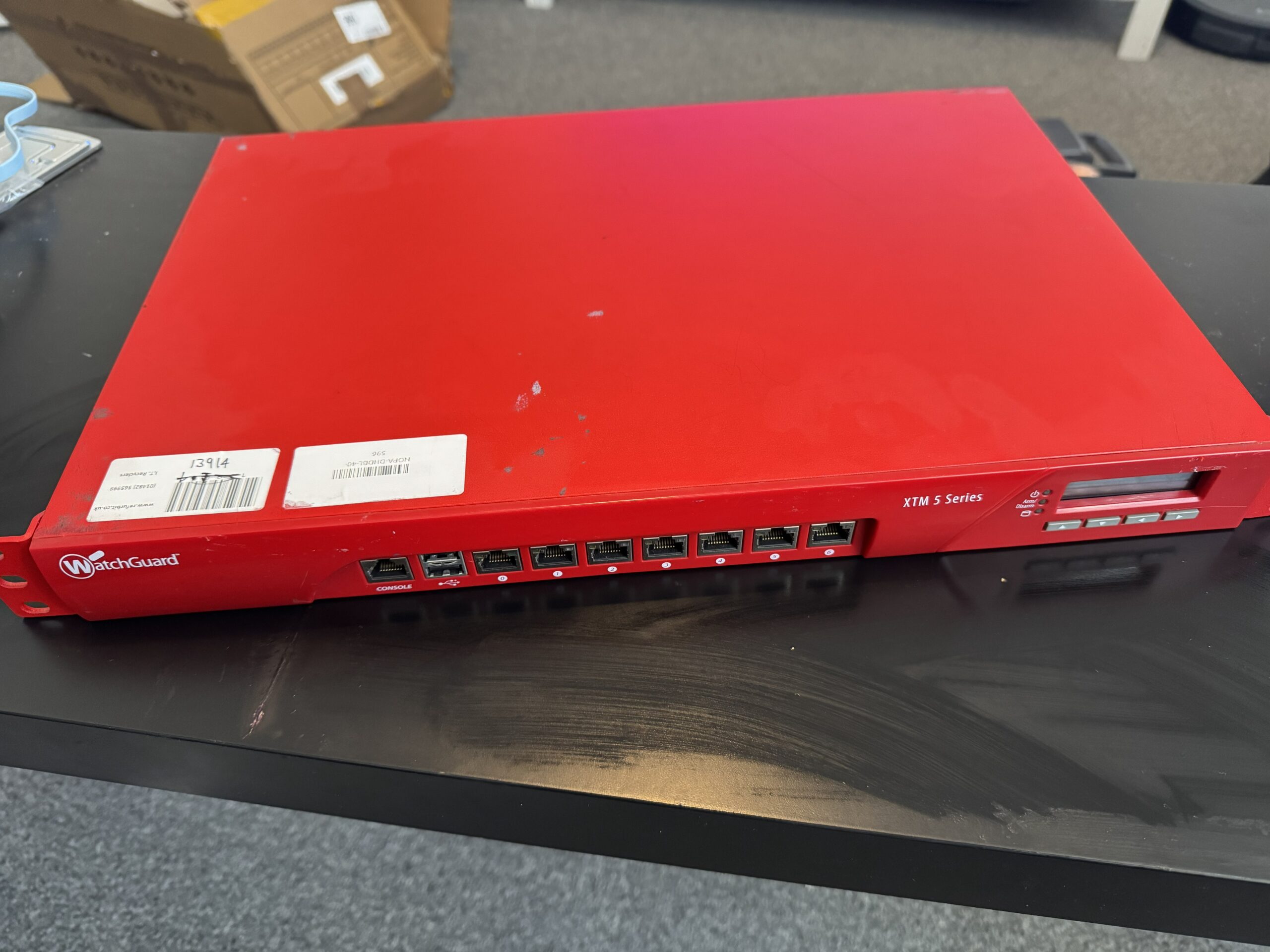 Repurpose WatchGuard XTM starting point before teardown and upgrades